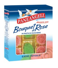 Paneangeli Bouquet di rose di zucchero